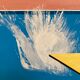 Acrylic painting inspired by The Bigger Splash