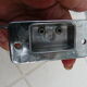 Vintage towel rack chrome metal