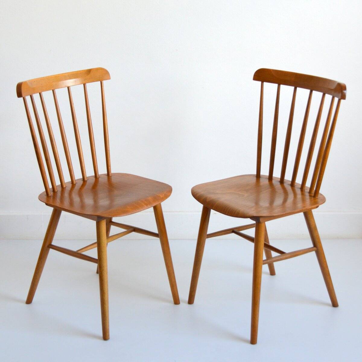 Chaise Fanett vintage par Ilmari Tapiovaara 1950s