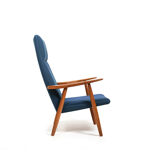 GE-260 High Back Easychair in Oak by Hans J. Wegner 1950s