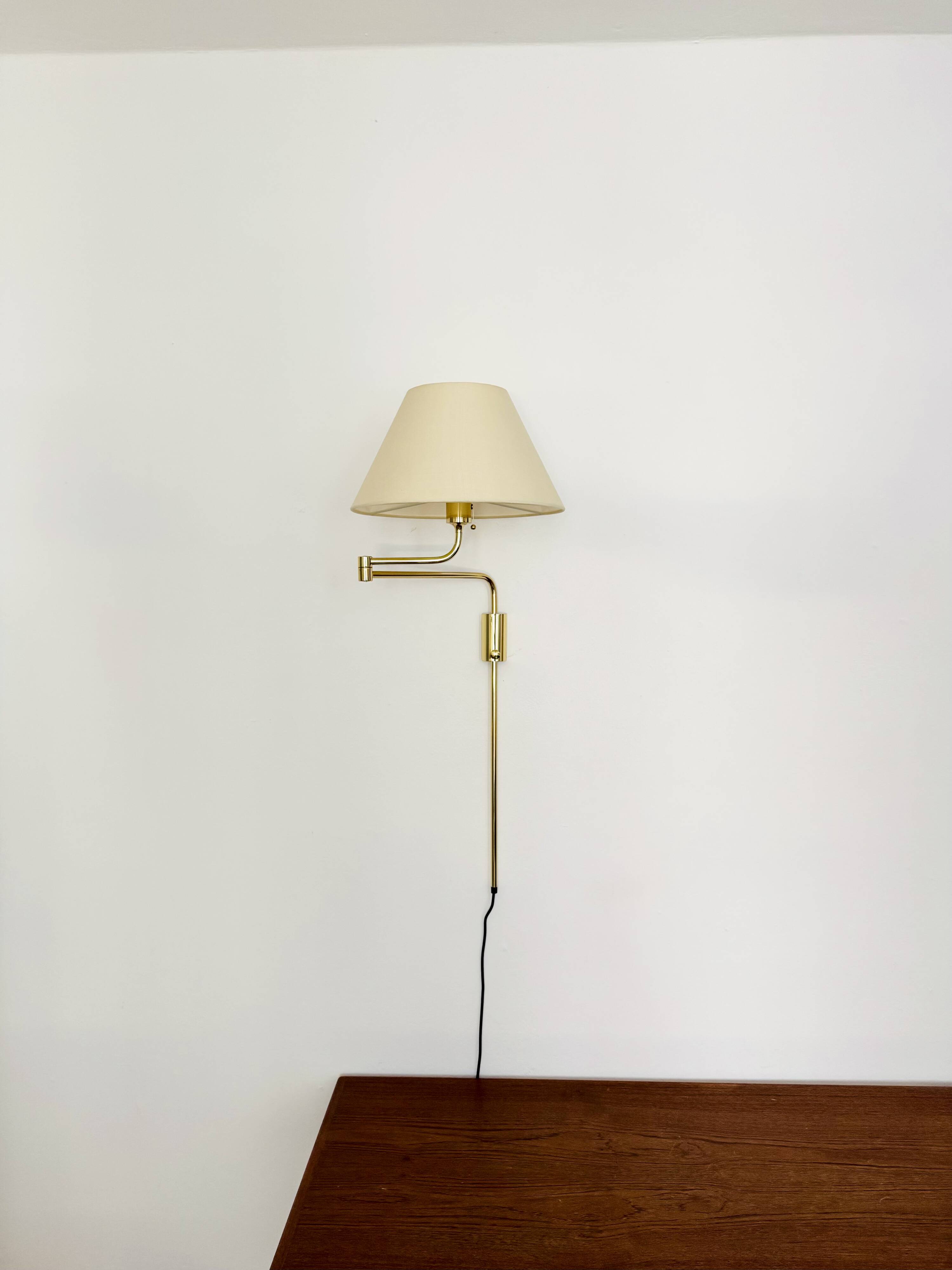 Set of 2 1970s Brass Lesan Wall Lamps by Florian Schulz