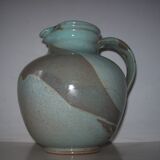 Ceramic pitcher signed Paturel