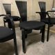 Set of 2 armchairs and 2 chairs "Totem", Torstein Nilsen, Westnofa 1980
