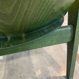 Fauteuil de salon baumann lounge vert vintage années 70