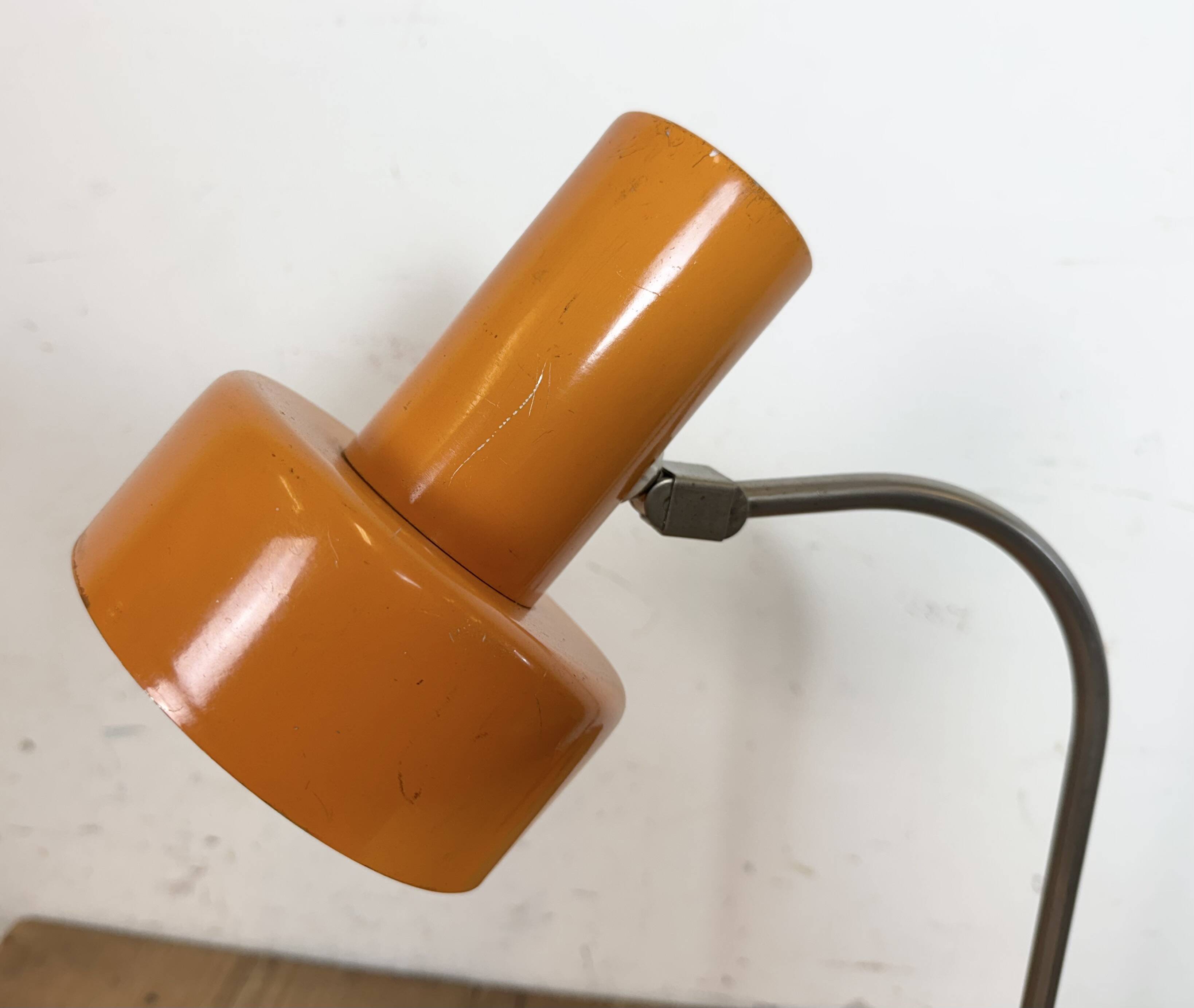 Vintage Orange Table Lamp , 1970s