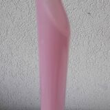 Pink opaline single-flower vase