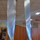 Pair of aircraft design blades on supports