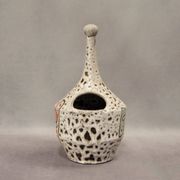 Fat lava jug abstract decoration Marius Bessone Vallauris - Mid-century 60