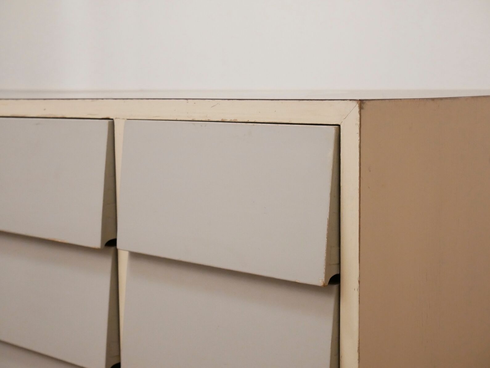 Furniture metier island lacquered 20x drawers, 1950s
