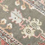 Tapis persan 3x10 nuances de vert, 81x319Cm