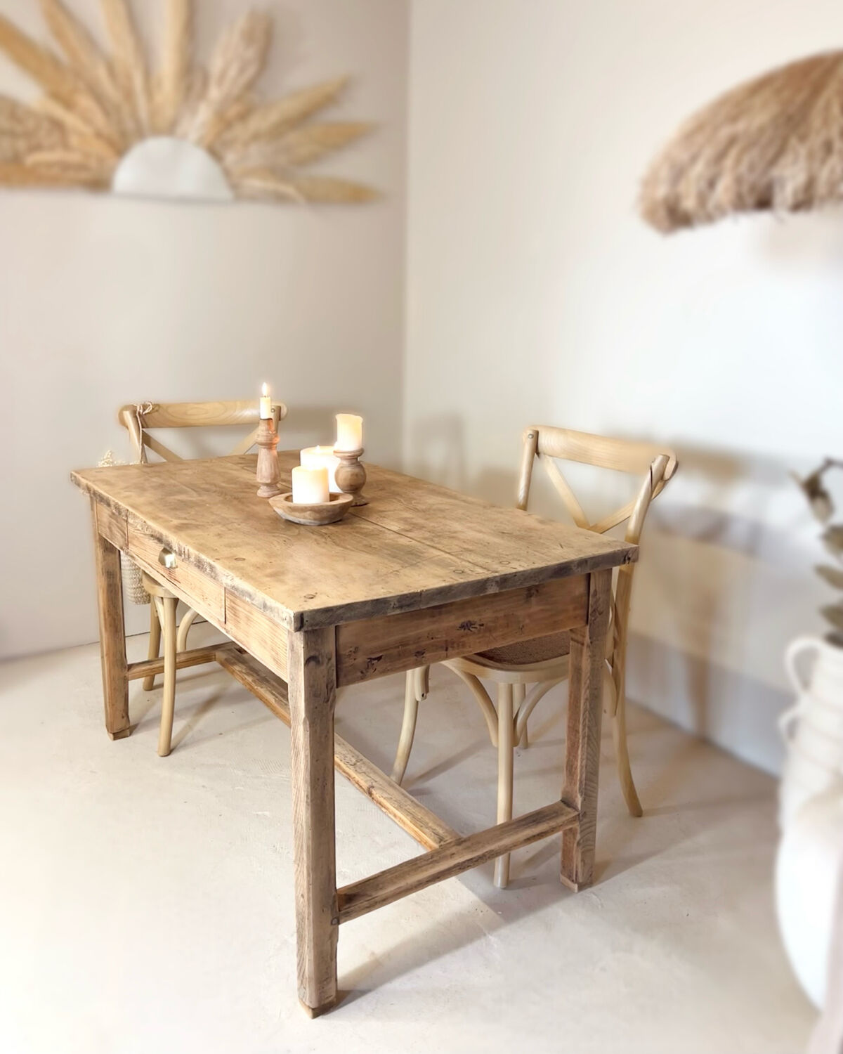 Restored farmhouse table