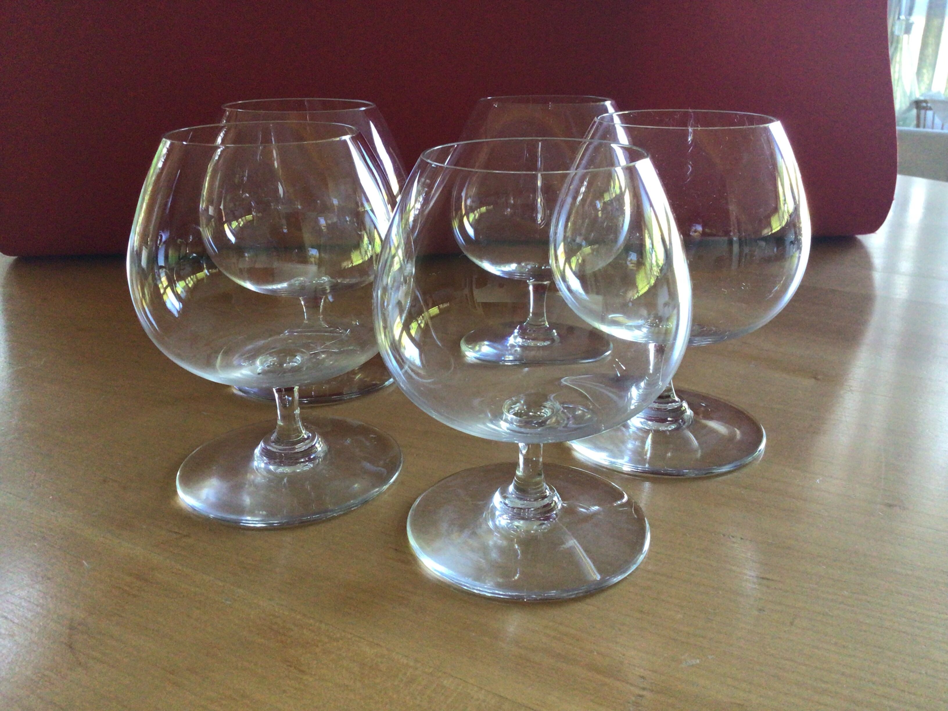 Baccarat cognac glasses