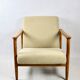 Fauteuil gfm-142 en boucle beige, années 1970