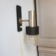 60s chrome design wall apply with Philips Space Age glass blind