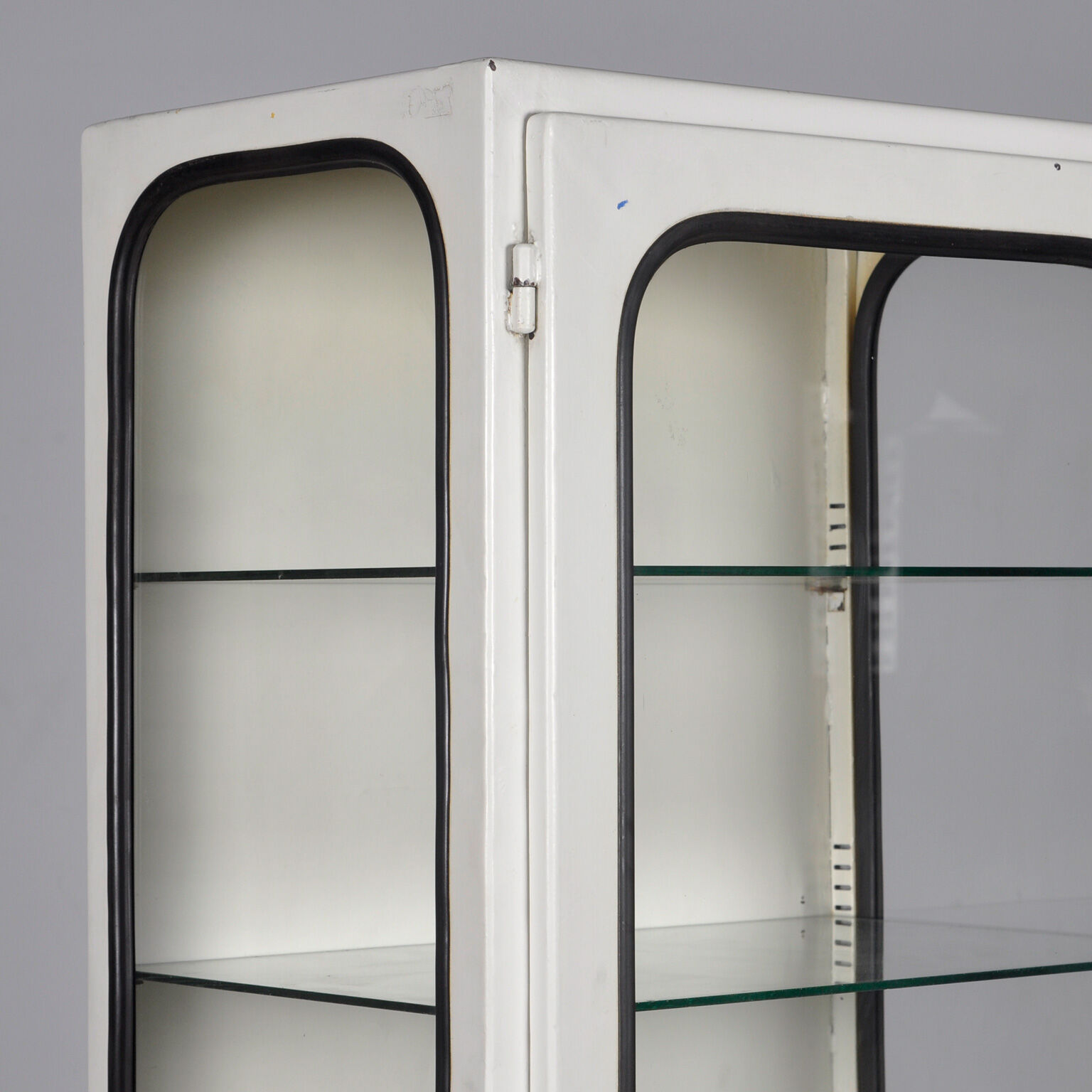 Vintage Iron Medical Cabinet 1970s