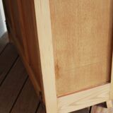 Vintage compass foot bookcase