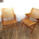 2 folding chairs vintage Rex lounge by Niko Kralj design