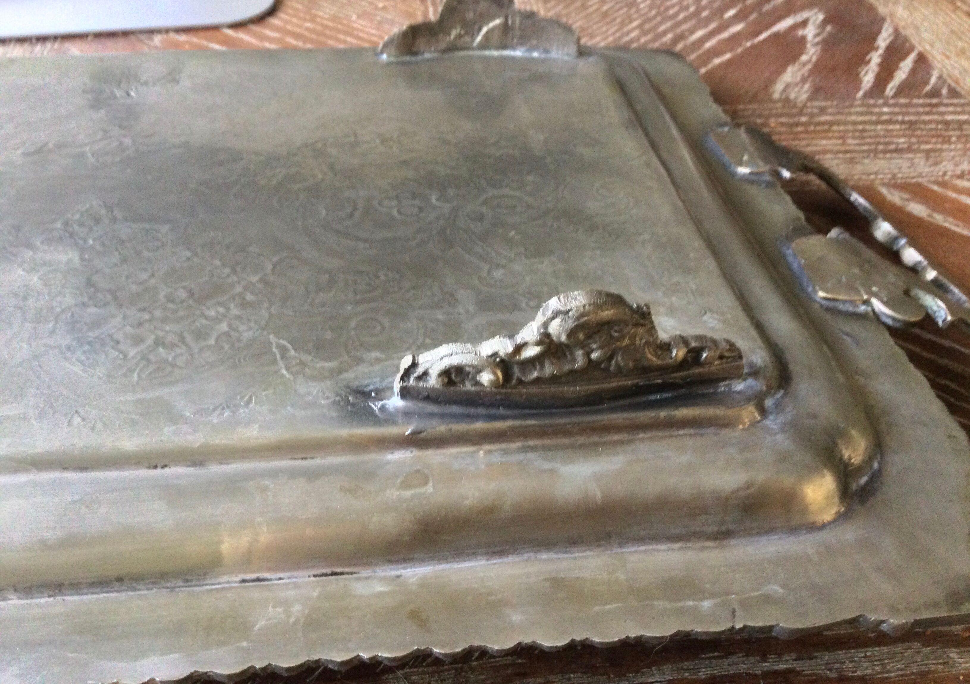 Silver tray