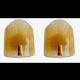 6 Murano glass sconces with gold inlays, Italy 1990