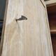 Antique wardrobe, kitchen cabinet, pinewood, creamy white