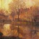 Indian summer in Dijon, Louis Auguste Girardot 19th century