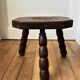 Wooden tripod stool