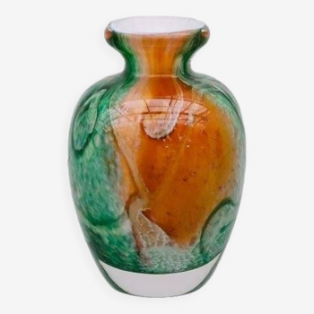 “Silica creation” vase by Jean Michel OPERTO in blown glass