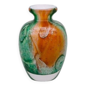 “Silica creation” vase by Jean Michel OPERTO in blown glass