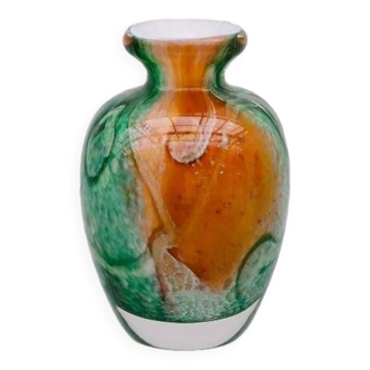 Vase en verre soufflé « Silice Création » de Jean-Michel Pperto