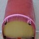 Fauteuil crapaud velours rose