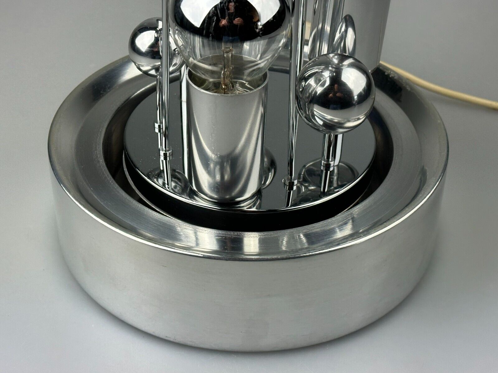 60s 70s table lamp ball lamp Doria "Big Ball" glass space age design