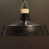 Black pendant lamp, Danish design, 1960s, production: Denmark