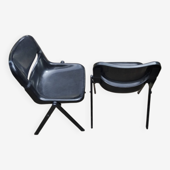 Paire de chaises Dorsal par Ambasz et Piretti pour Openark