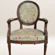 Fauteuil médaillon de style Louis XVI