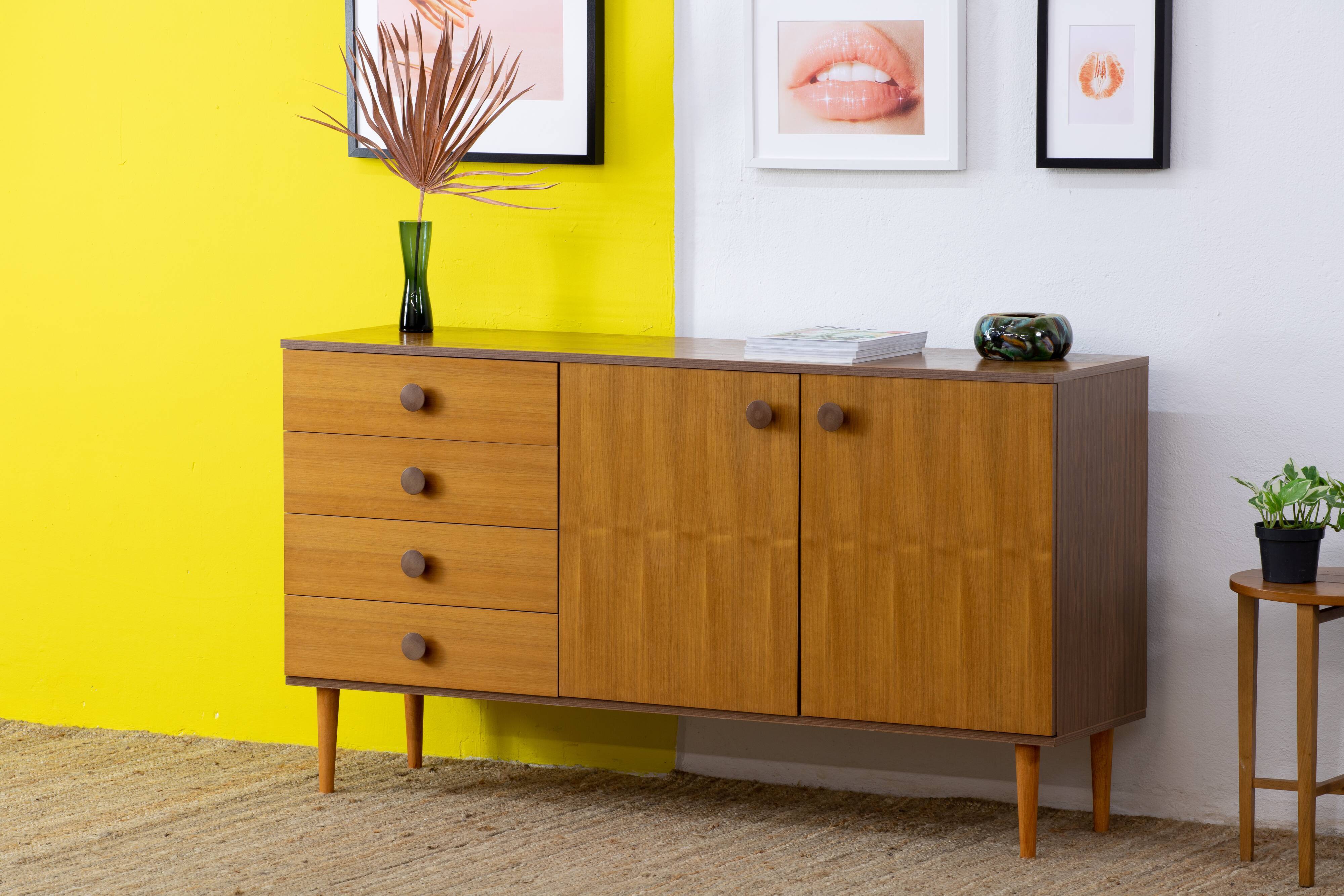 Vintage Scandinavian row 1960