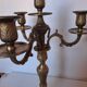Pair of bronze candlesticks