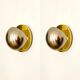 Set of 2 1970s Bicolor Space Age Wall Lamps by Sölken