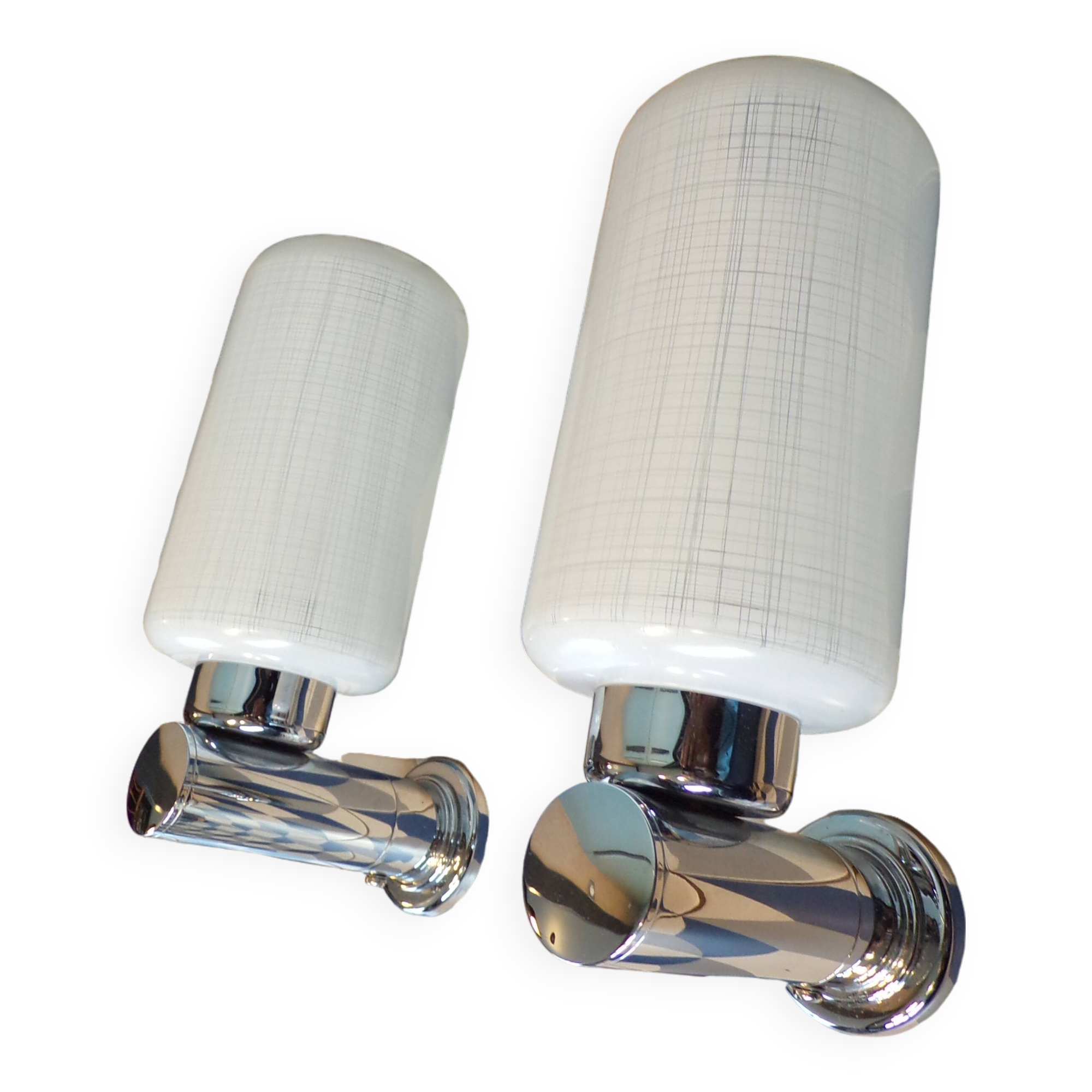 Pair of Keuco Leuchten wall lights