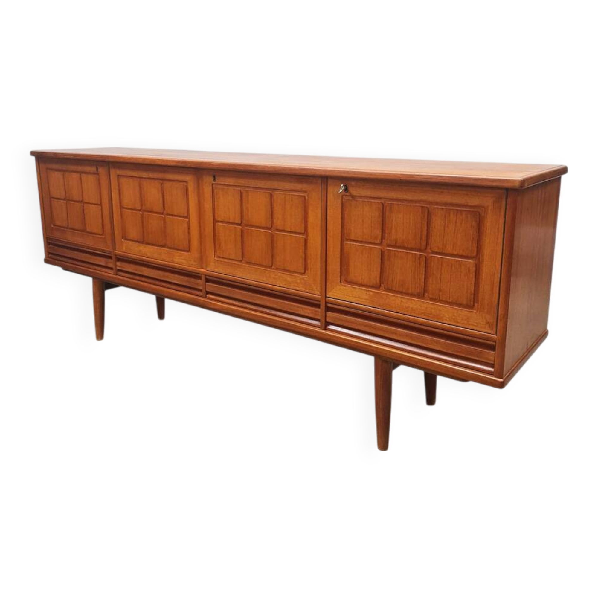 Midcentury Scandinavian sideboard vintage credenza 1960s