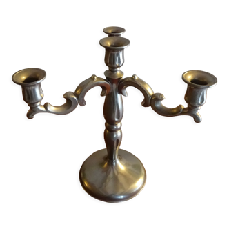 Candlestick 4 burners vintage chromed metal