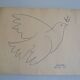 Picasso original lithograph 1959 The Blue Dove 38x28cm
