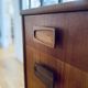Scandinavian style chest of drawers in vintage teak