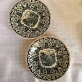 Set of 2 small plates Dutch earthenware Maestricht