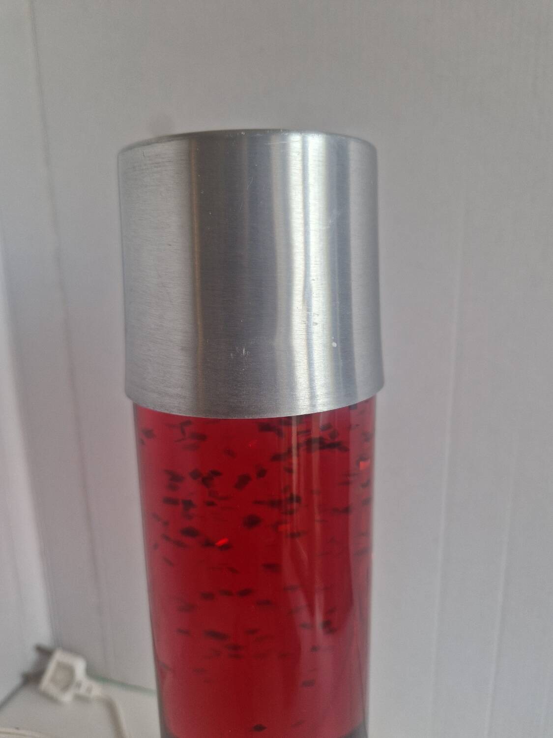 LAVA LAMP - GLITTER LAMP - SPACE AGE - CYLINDER