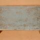 Old burmese teak tea table original blue patina
