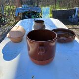 Set of 4 terracotta pottery