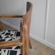 Restored brutalist style armchair