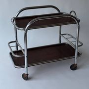 Modernist rolling dessert bar from the 1930s by Robert Mallet-Stevens.