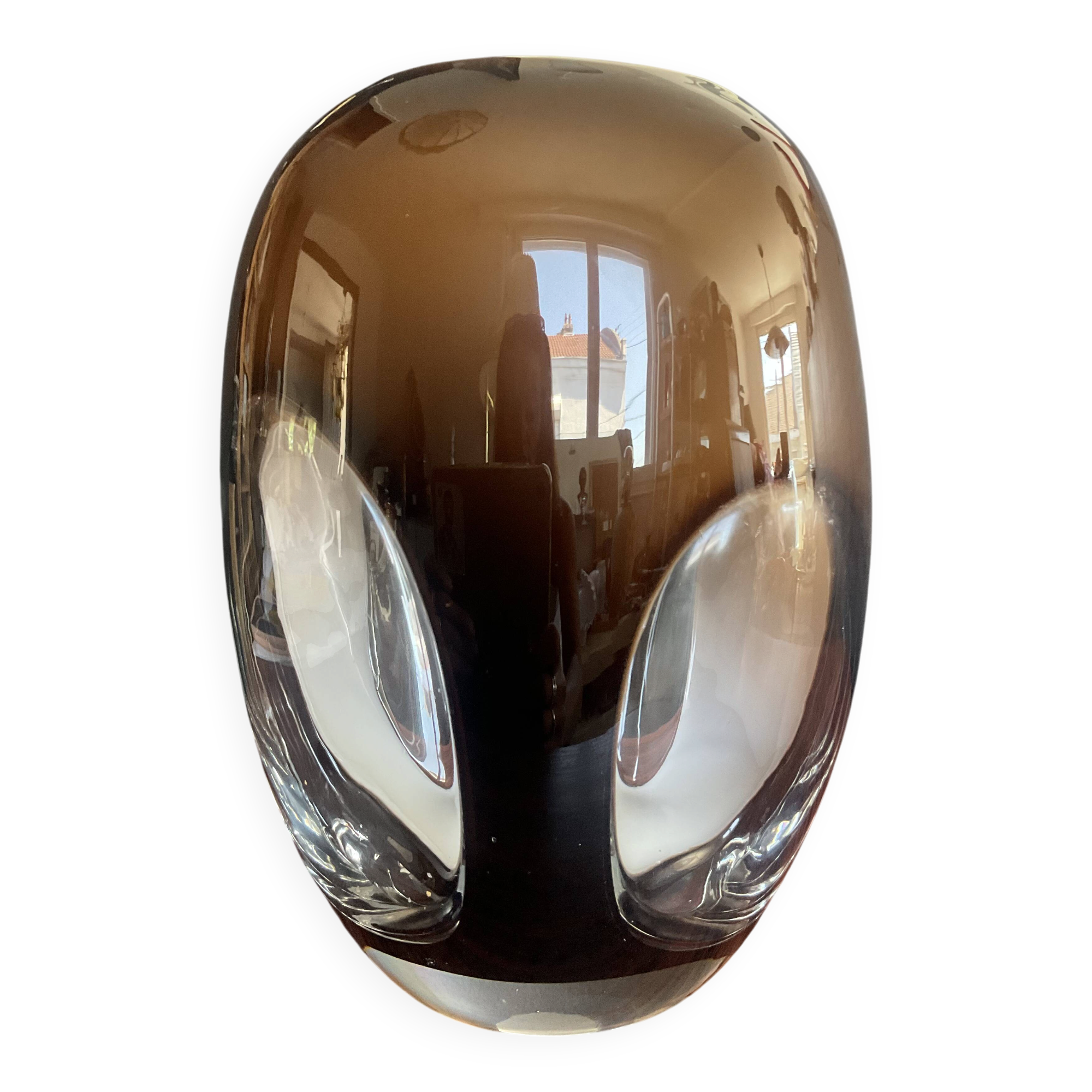 Vase Space Age in triple-layer glass
