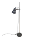 Floor lamp, graphite grey, metal, Germany, 1970s.